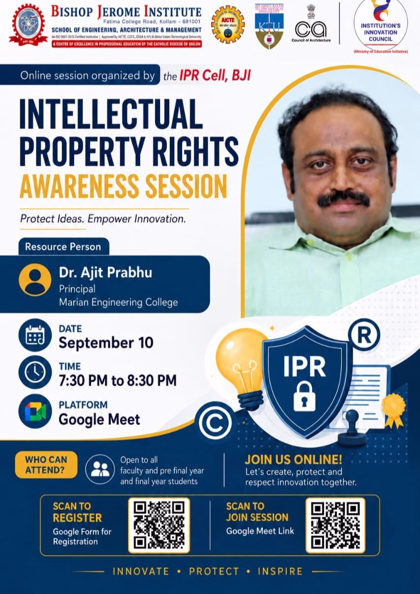 Intellectual Property Rights (IPR) Awareness Session: Protect Ideas, Empower Innovation